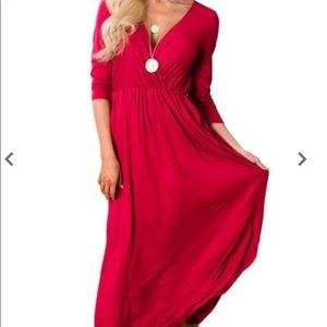 NWT Red Maxi Dress